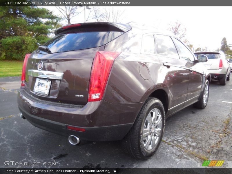 Cocoa Bronze Metallic / Shale/Brownstone 2015 Cadillac SRX Luxury AWD