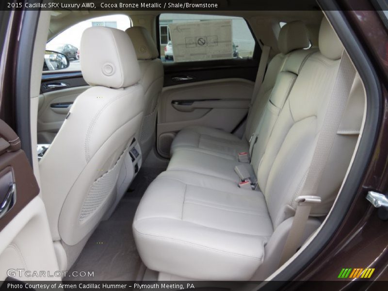 Cocoa Bronze Metallic / Shale/Brownstone 2015 Cadillac SRX Luxury AWD