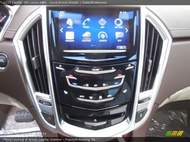 Cocoa Bronze Metallic / Shale/Brownstone 2015 Cadillac SRX Luxury AWD