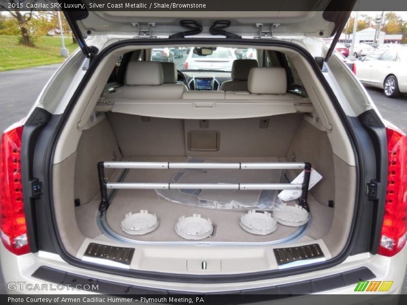 Silver Coast Metallic / Shale/Brownstone 2015 Cadillac SRX Luxury