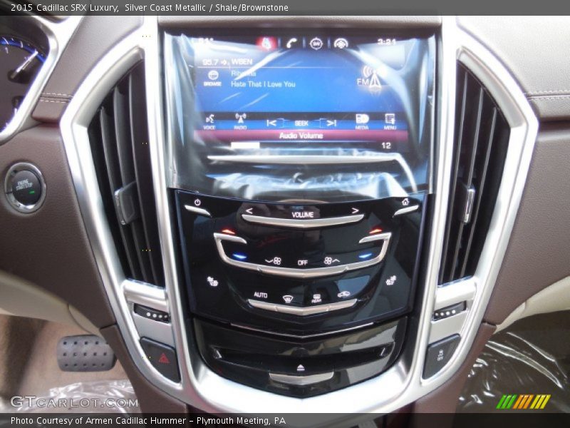 Silver Coast Metallic / Shale/Brownstone 2015 Cadillac SRX Luxury