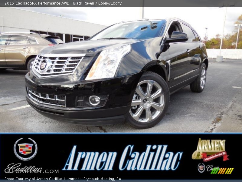 Black Raven / Ebony/Ebony 2015 Cadillac SRX Performance AWD