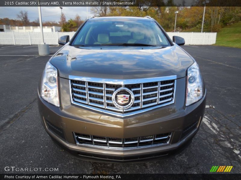 Terra Mocha Metallic / Shale/Brownstone 2015 Cadillac SRX Luxury AWD