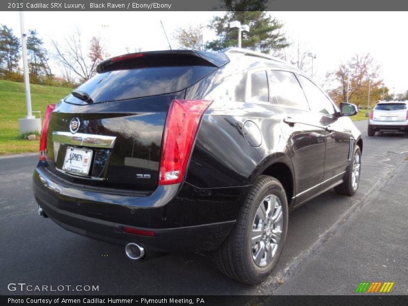 Black Raven / Ebony/Ebony 2015 Cadillac SRX Luxury