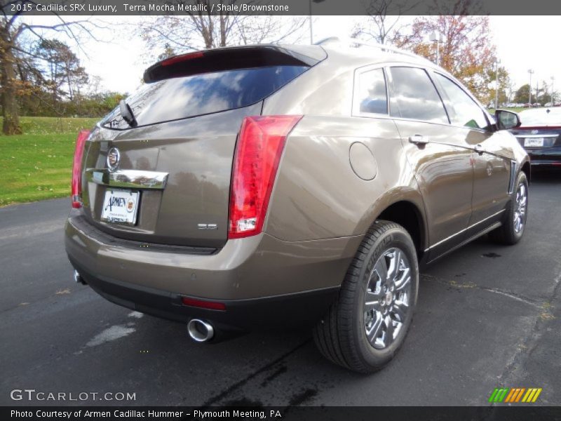 Terra Mocha Metallic / Shale/Brownstone 2015 Cadillac SRX Luxury