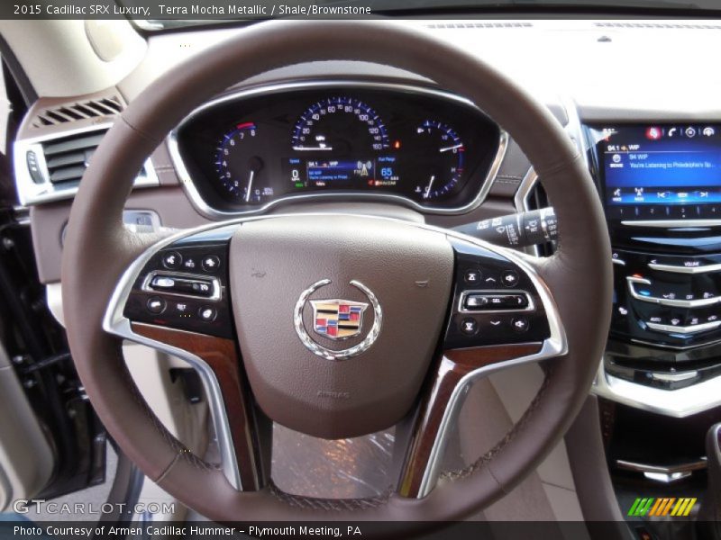 Terra Mocha Metallic / Shale/Brownstone 2015 Cadillac SRX Luxury