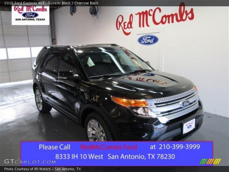 Tuxedo Black / Charcoal Black 2015 Ford Explorer XLT