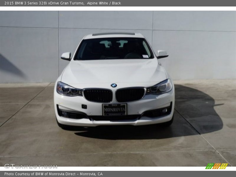 Alpine White / Black 2015 BMW 3 Series 328i xDrive Gran Turismo