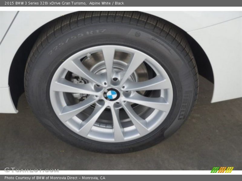 Alpine White / Black 2015 BMW 3 Series 328i xDrive Gran Turismo