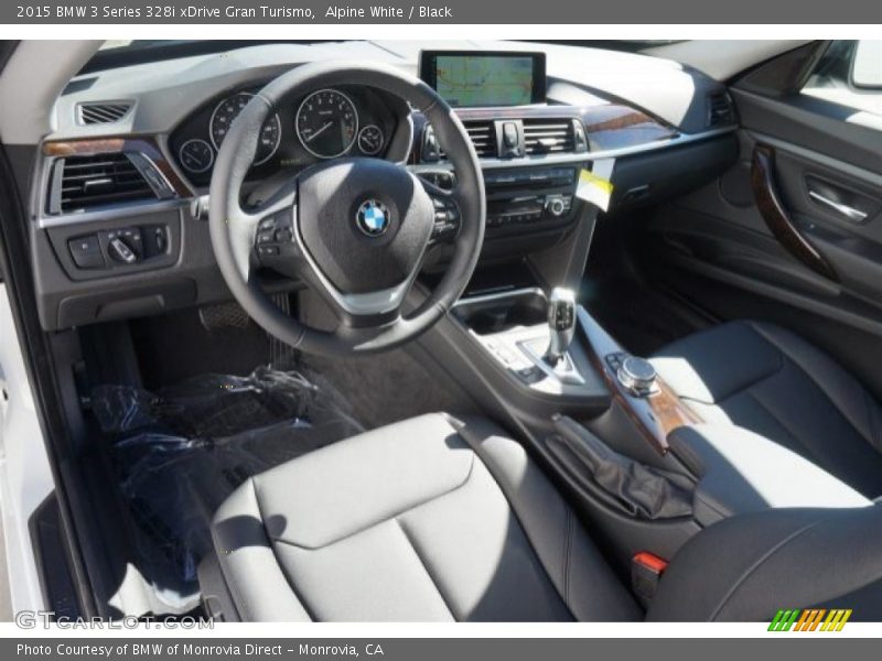Alpine White / Black 2015 BMW 3 Series 328i xDrive Gran Turismo