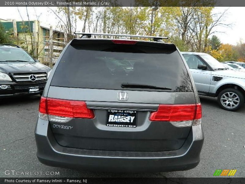 Polished Metal Metallic / Gray 2010 Honda Odyssey EX-L