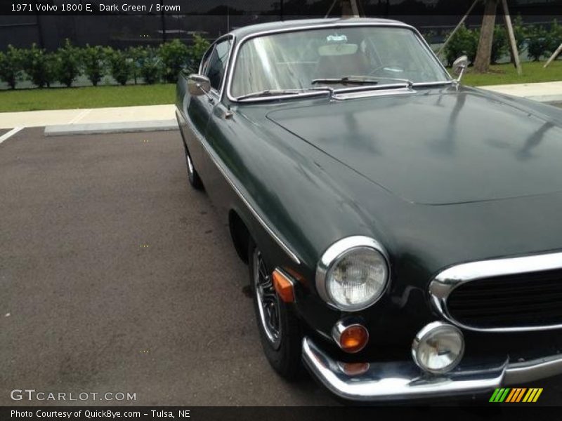 Dark Green / Brown 1971 Volvo 1800 E