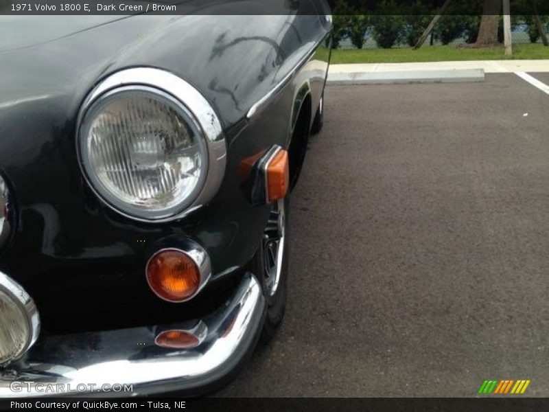 Dark Green / Brown 1971 Volvo 1800 E