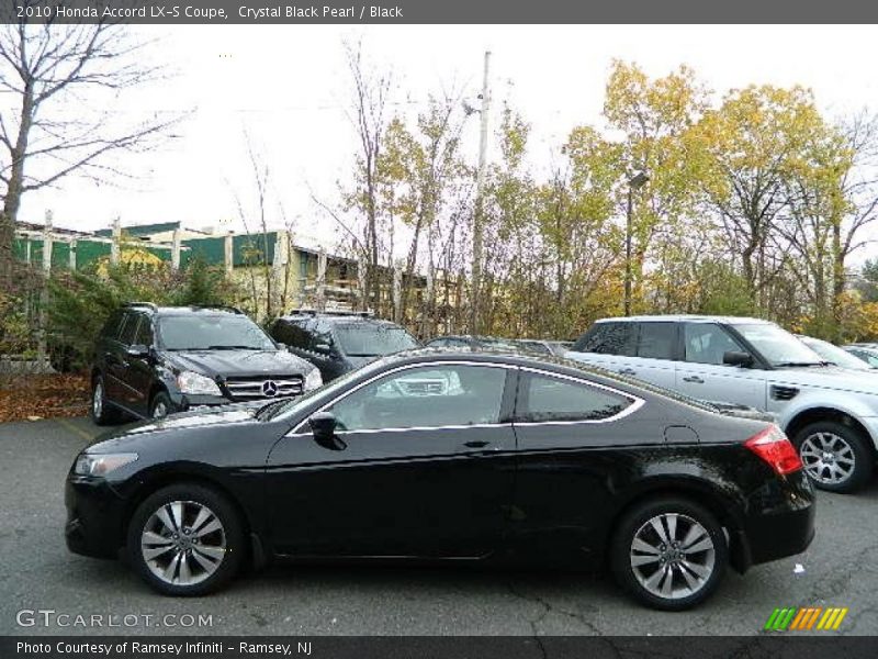 Crystal Black Pearl / Black 2010 Honda Accord LX-S Coupe