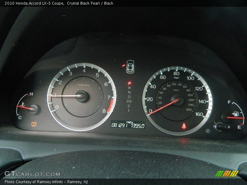 Crystal Black Pearl / Black 2010 Honda Accord LX-S Coupe