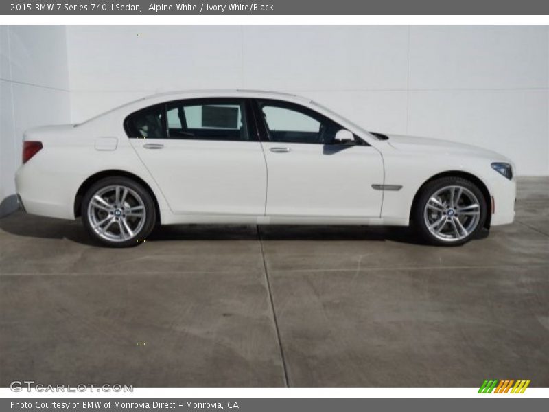 Alpine White / Ivory White/Black 2015 BMW 7 Series 740Li Sedan
