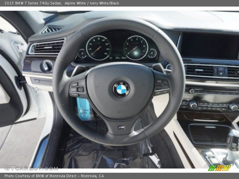  2015 7 Series 740Li Sedan Steering Wheel