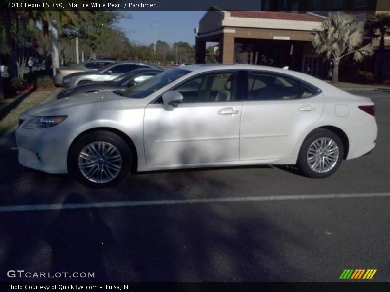 Starfire White Pearl / Parchment 2013 Lexus ES 350