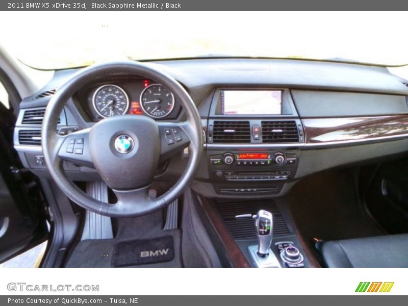 Black Sapphire Metallic / Black 2011 BMW X5 xDrive 35d