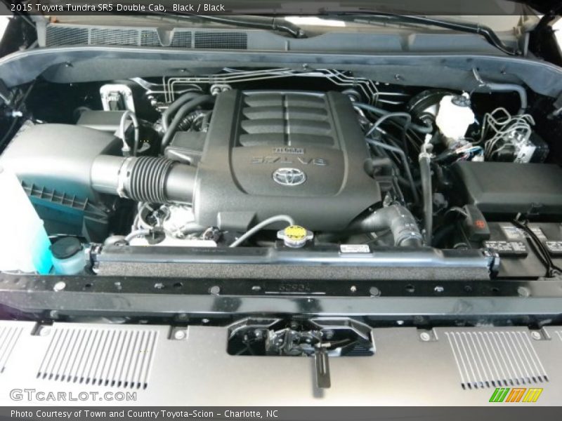 Black / Black 2015 Toyota Tundra SR5 Double Cab