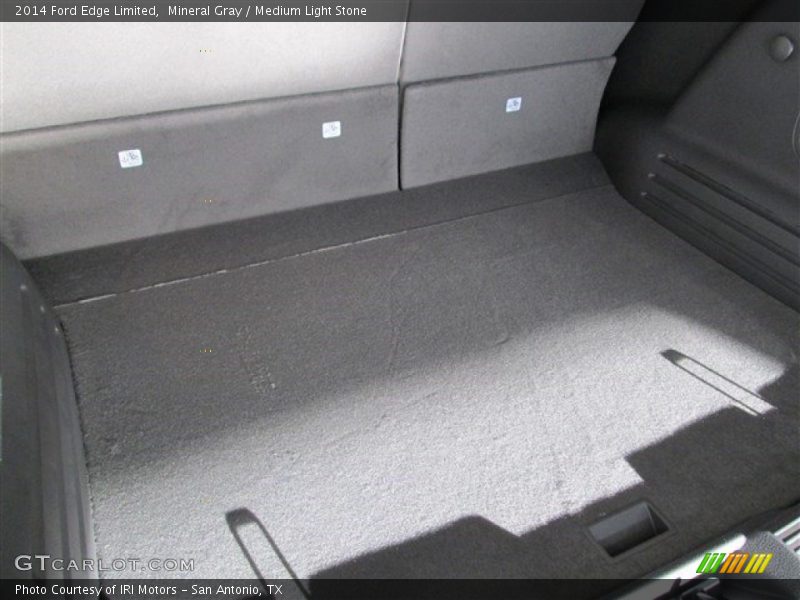 Mineral Gray / Medium Light Stone 2014 Ford Edge Limited