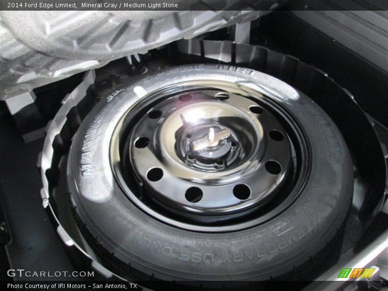 Mineral Gray / Medium Light Stone 2014 Ford Edge Limited