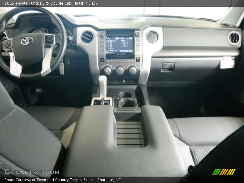 Black / Black 2015 Toyota Tundra SR5 Double Cab