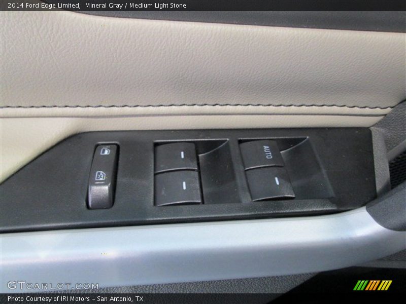 Mineral Gray / Medium Light Stone 2014 Ford Edge Limited