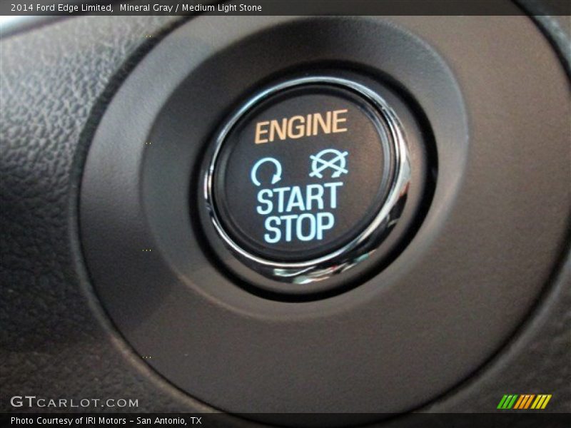 Mineral Gray / Medium Light Stone 2014 Ford Edge Limited