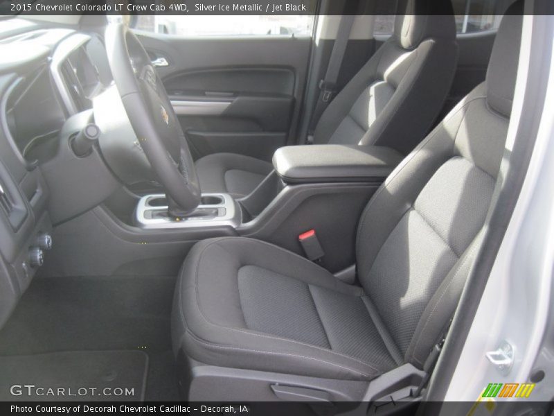 Silver Ice Metallic / Jet Black 2015 Chevrolet Colorado LT Crew Cab 4WD