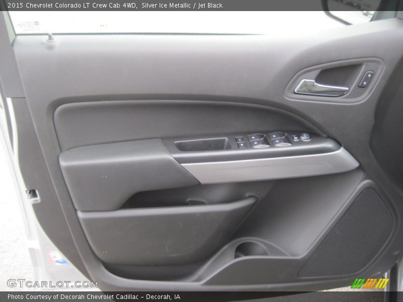 Silver Ice Metallic / Jet Black 2015 Chevrolet Colorado LT Crew Cab 4WD