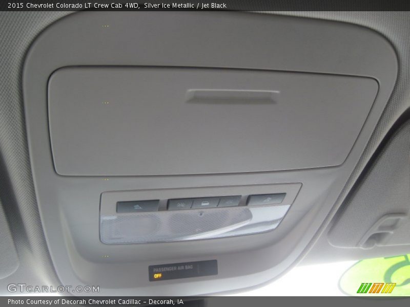 Silver Ice Metallic / Jet Black 2015 Chevrolet Colorado LT Crew Cab 4WD