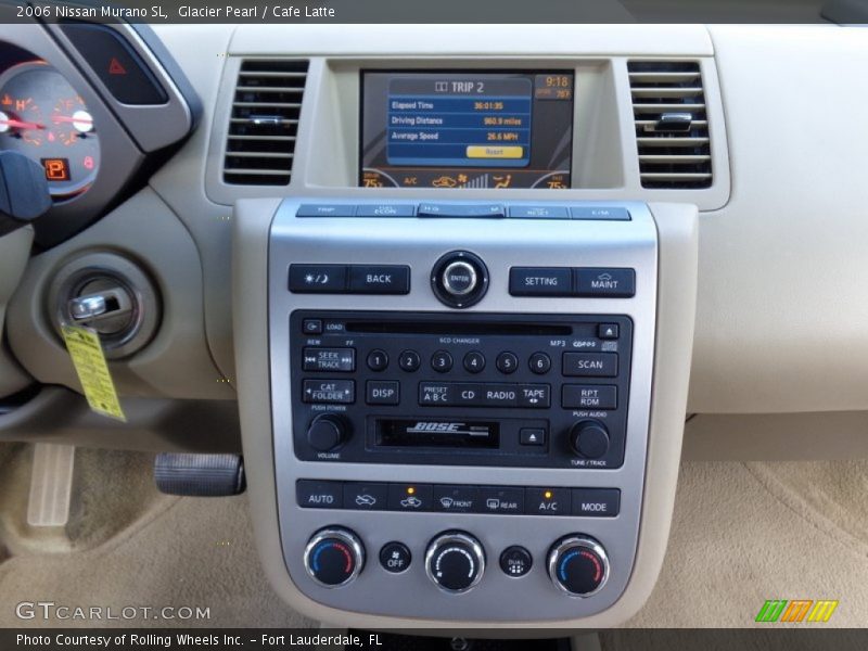 Controls of 2006 Murano SL