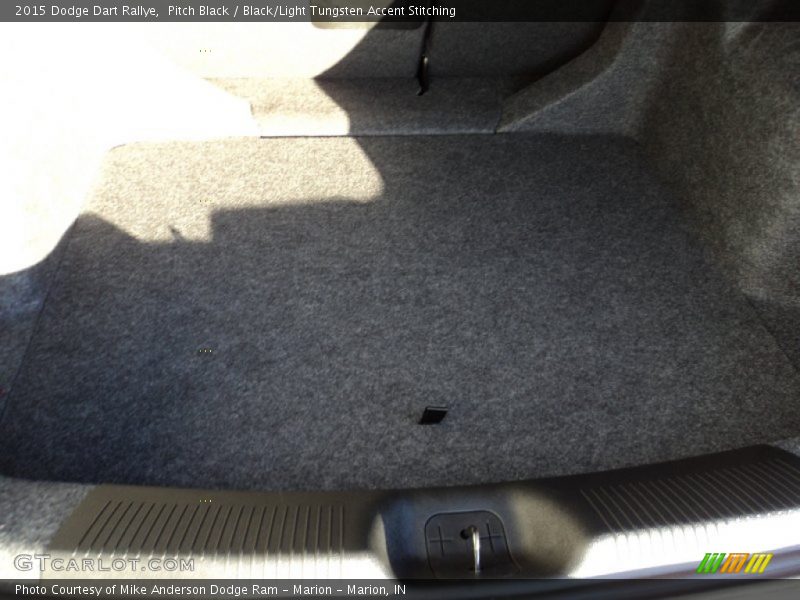 Pitch Black / Black/Light Tungsten Accent Stitching 2015 Dodge Dart Rallye