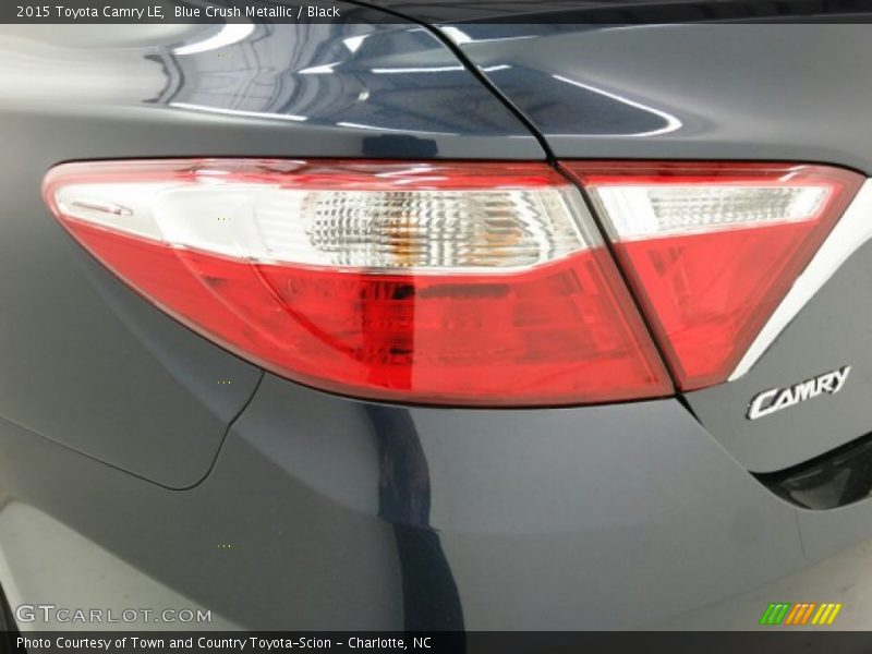 Blue Crush Metallic / Black 2015 Toyota Camry LE