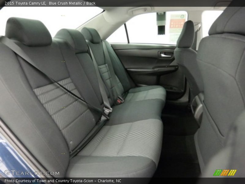 Blue Crush Metallic / Black 2015 Toyota Camry LE