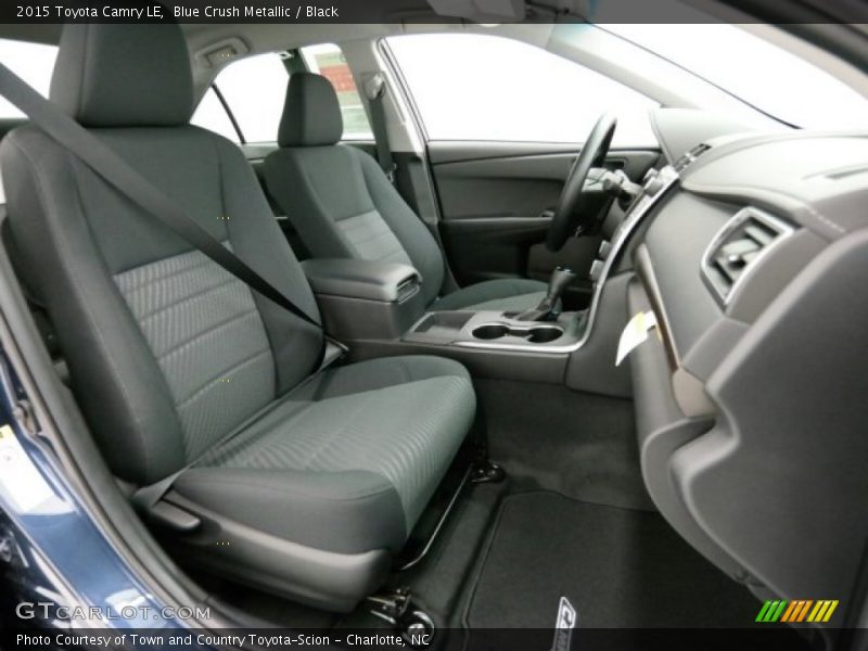 Blue Crush Metallic / Black 2015 Toyota Camry LE