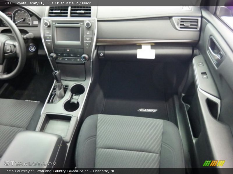 Blue Crush Metallic / Black 2015 Toyota Camry LE