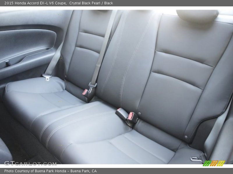 Crystal Black Pearl / Black 2015 Honda Accord EX-L V6 Coupe