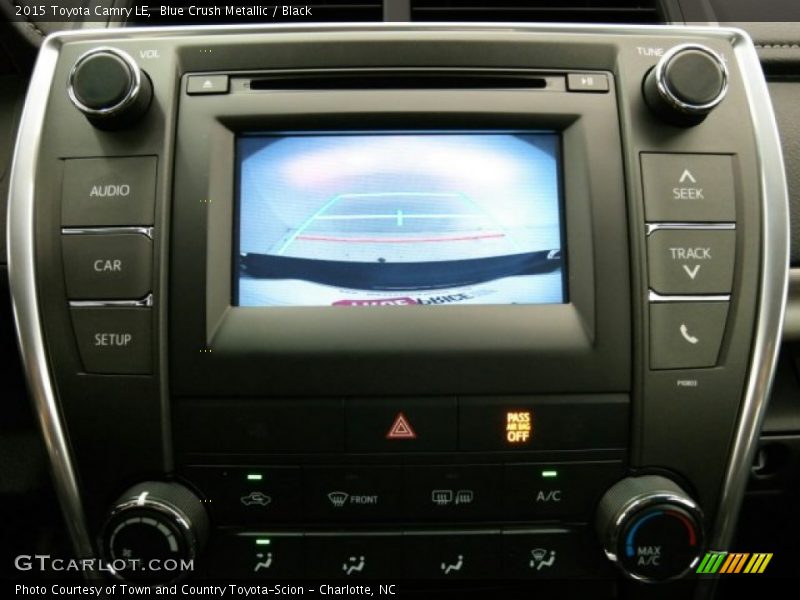 Blue Crush Metallic / Black 2015 Toyota Camry LE