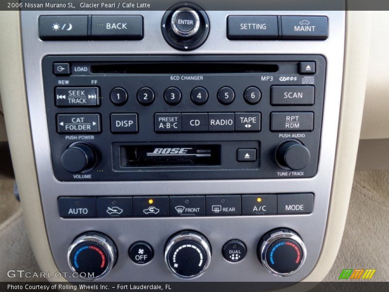 Glacier Pearl / Cafe Latte 2006 Nissan Murano SL