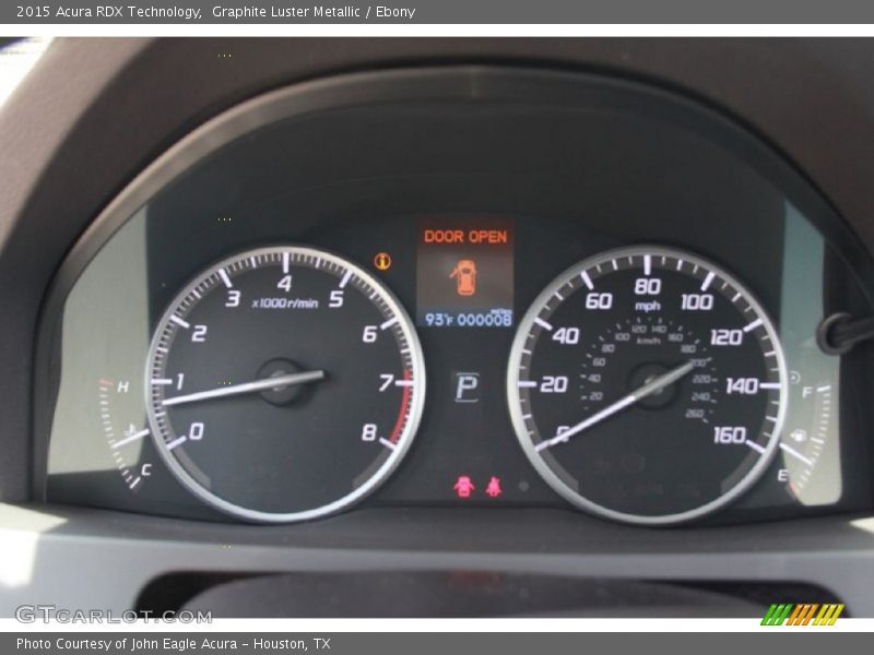 Graphite Luster Metallic / Ebony 2015 Acura RDX Technology
