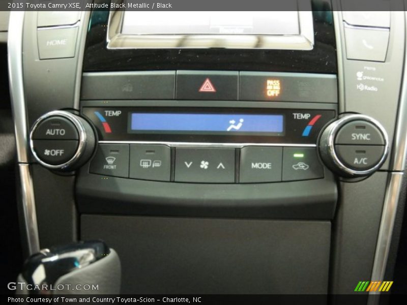 Controls of 2015 Camry XSE