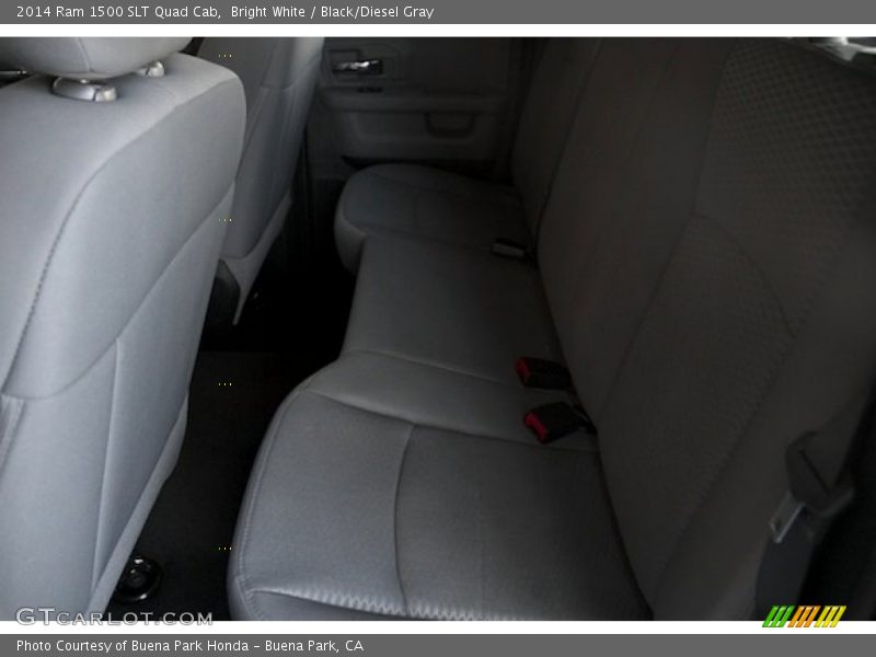 Bright White / Black/Diesel Gray 2014 Ram 1500 SLT Quad Cab