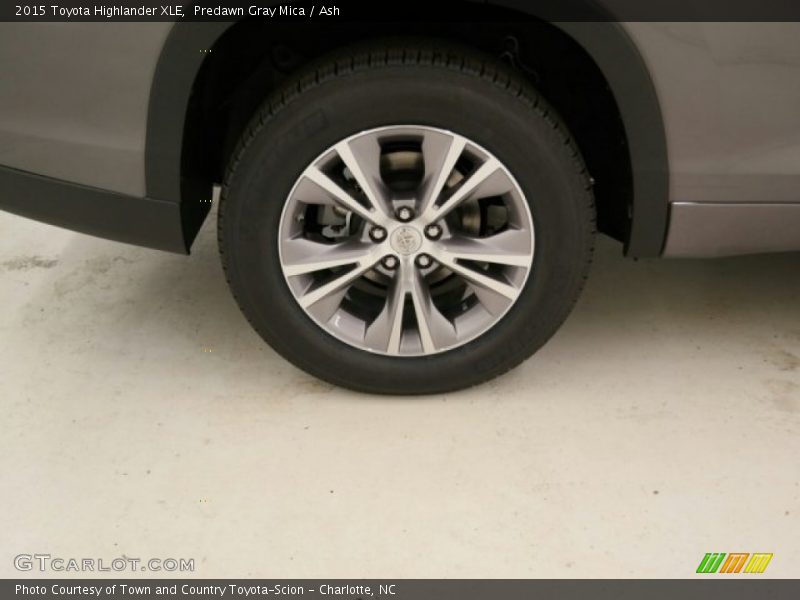 Predawn Gray Mica / Ash 2015 Toyota Highlander XLE