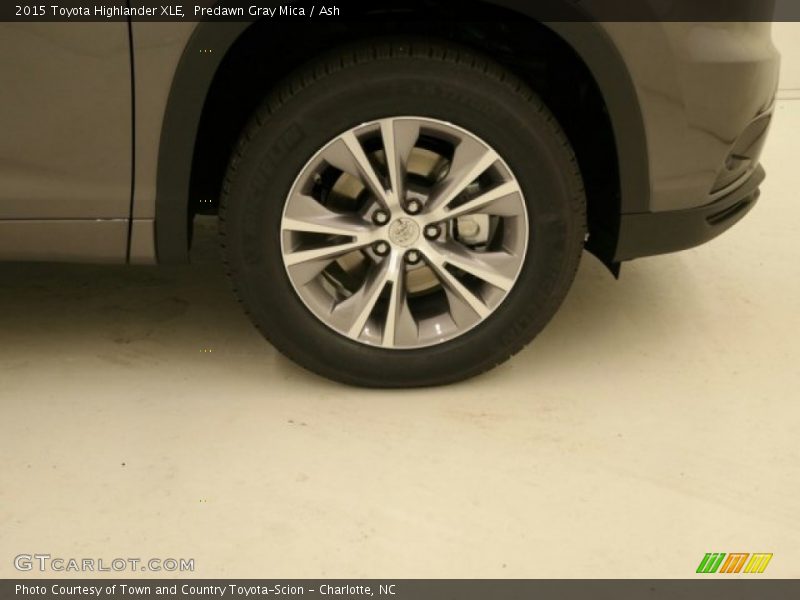 Predawn Gray Mica / Ash 2015 Toyota Highlander XLE