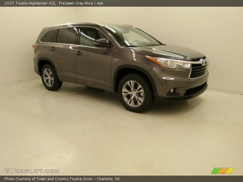 Predawn Gray Mica / Ash 2015 Toyota Highlander XLE