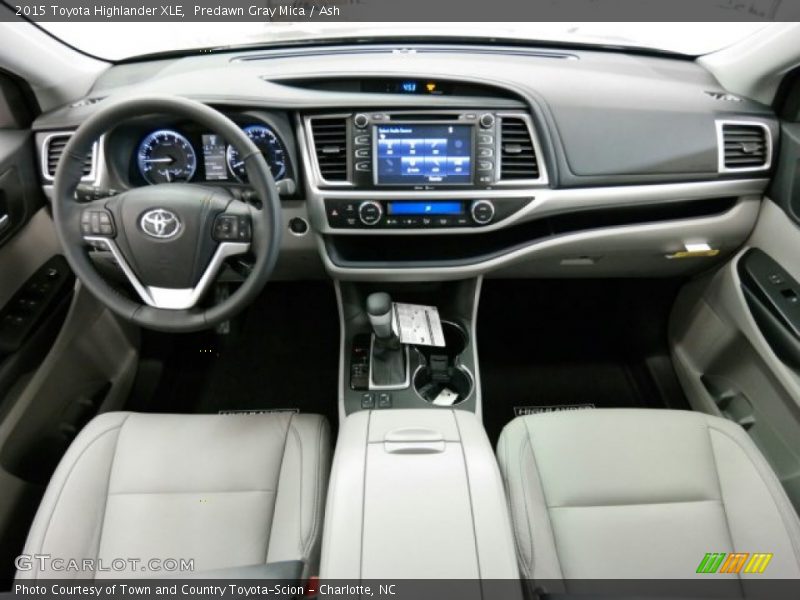 Predawn Gray Mica / Ash 2015 Toyota Highlander XLE