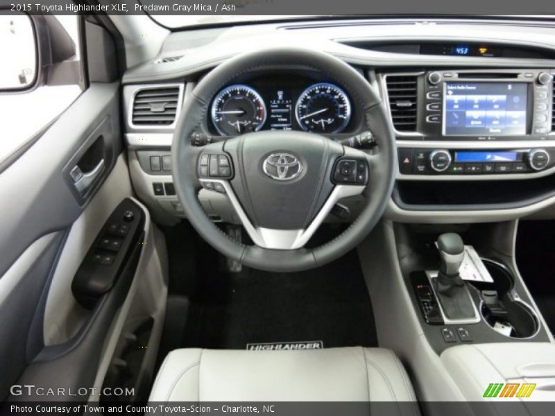 Predawn Gray Mica / Ash 2015 Toyota Highlander XLE