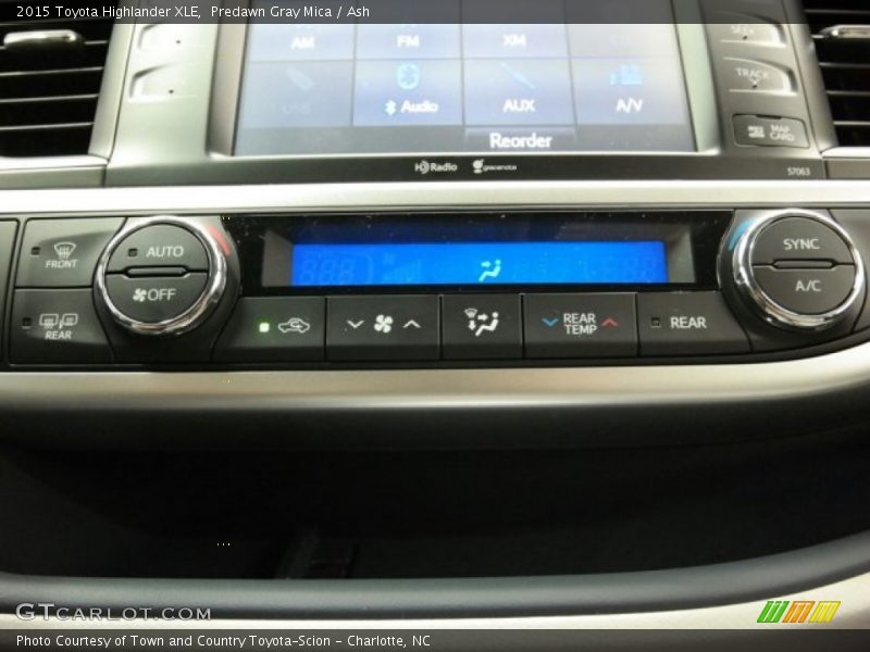 Predawn Gray Mica / Ash 2015 Toyota Highlander XLE